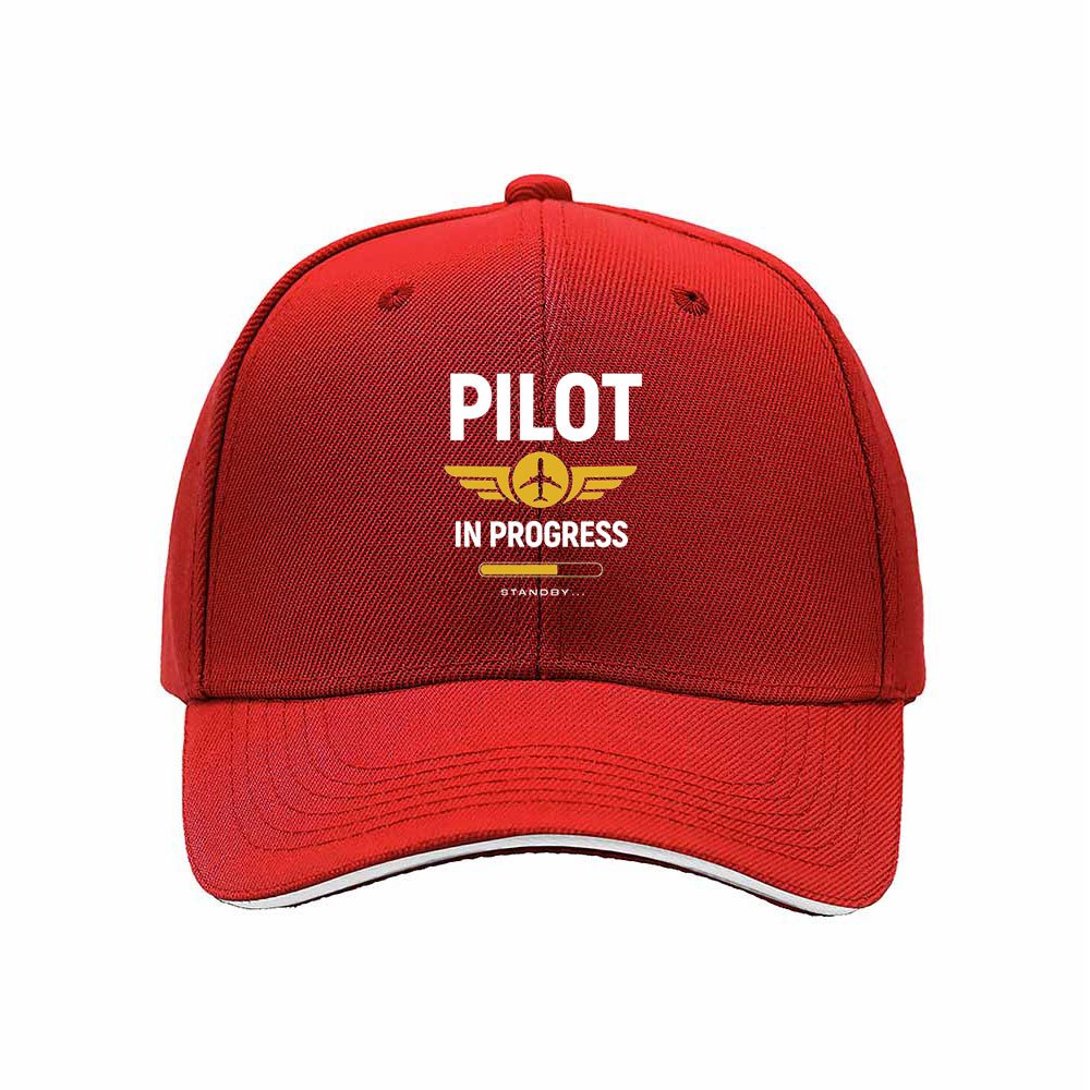 Pilot In Progress Baseball Cap Men Women Aviation Gift Hat - Image 6