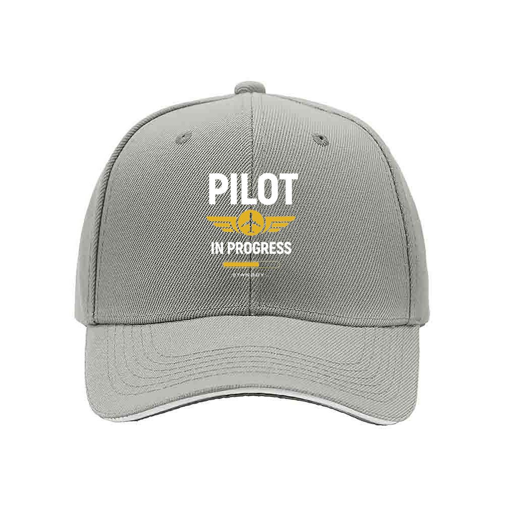 Pilot In Progress Baseball Cap Men Women Aviation Gift Hat - Image 7