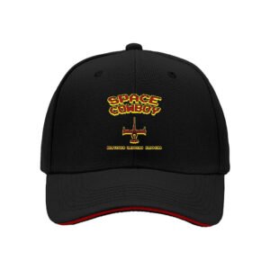 Space Cowboy Men's Baseball Cap Red Jet Embroidered Hat Gift