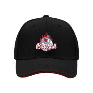 Baseball Cap Men's Women's Flame Logo Sport Hat Gift