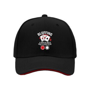 Bluffing Poker Cap Men's Baseball Hat Gift for Gamers