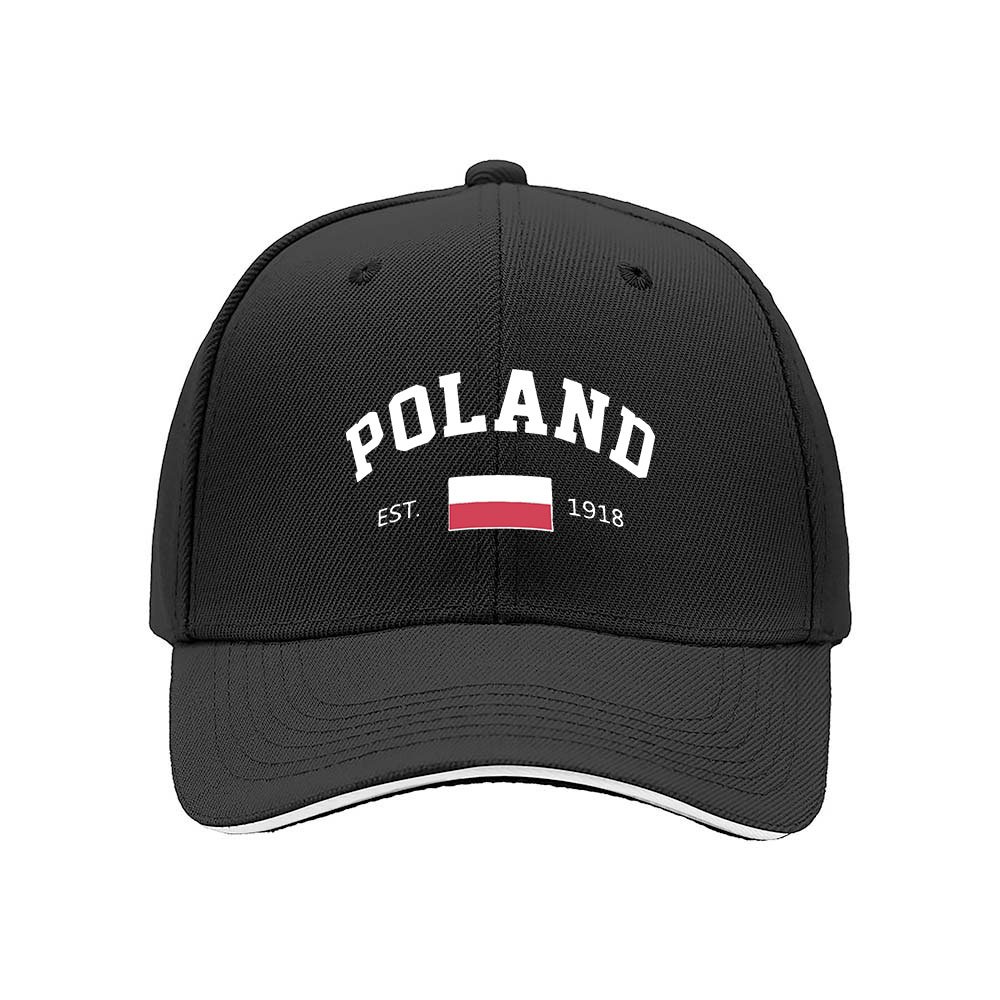 Poland Flag Baseball Cap Men Women Gift Hat 1918 - Image 3
