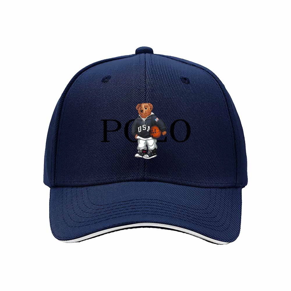 USA Bear Basketball Men's Baseball Cap Gift Sport Hat - Image 2
