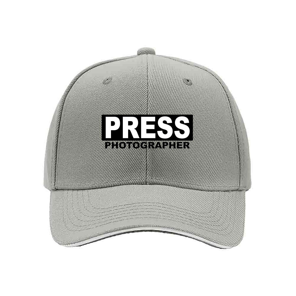 Press Photographer Baseball Cap Men's Women's Gift Media Event Hat - Image 7