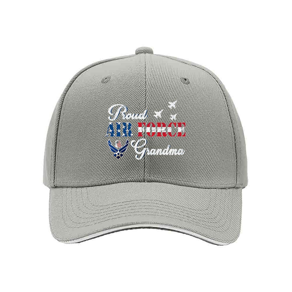 Proud Air Force Grandma Hat Women's Baseball Cap Gift - Image 7