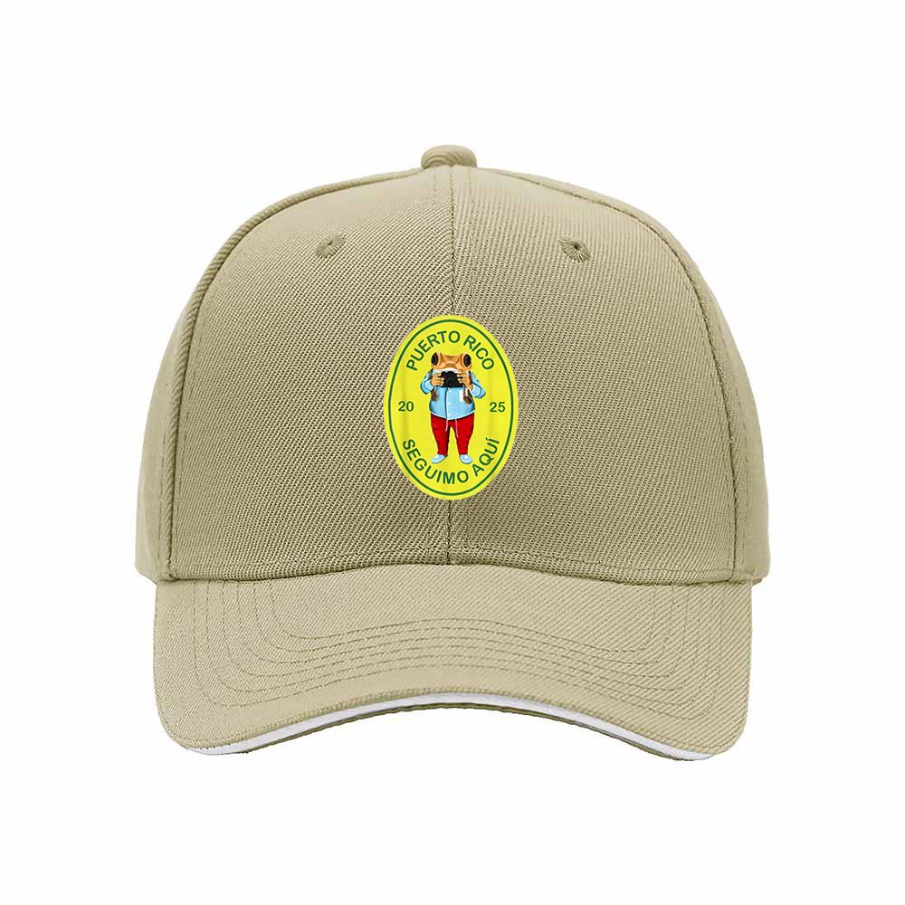 Puerto Rico Frog Baseball Cap Men Women Gift Hat - Image 4
