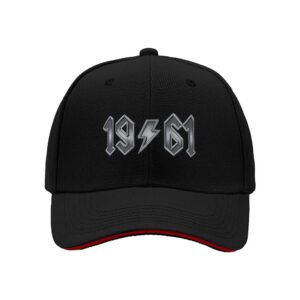 1961 Lightning Logo Baseball Cap Men's Women's Fashion Gift Hat