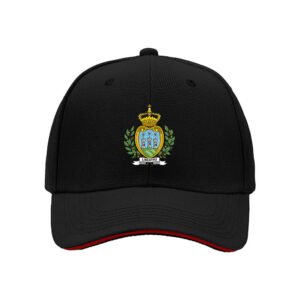 San Marino Coat of Arms Men's Baseball Cap Gift for Travelers