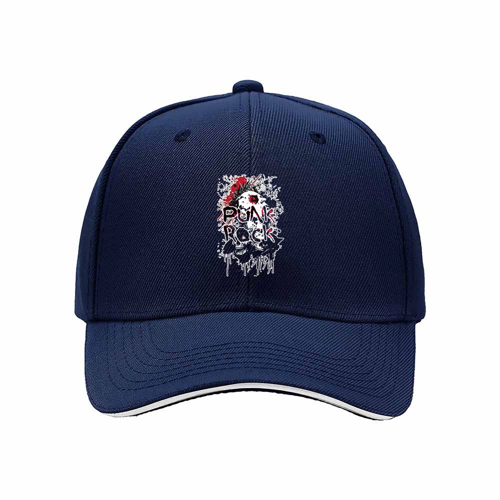 Punk Rock Skull Men's Baseball Cap Gift for Music Fans - Image 2