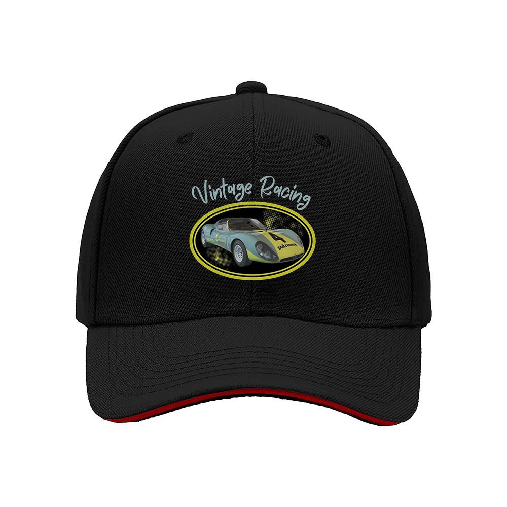 Vintage Racing Car Men's Baseball Cap Gift for Car Enthusiasts