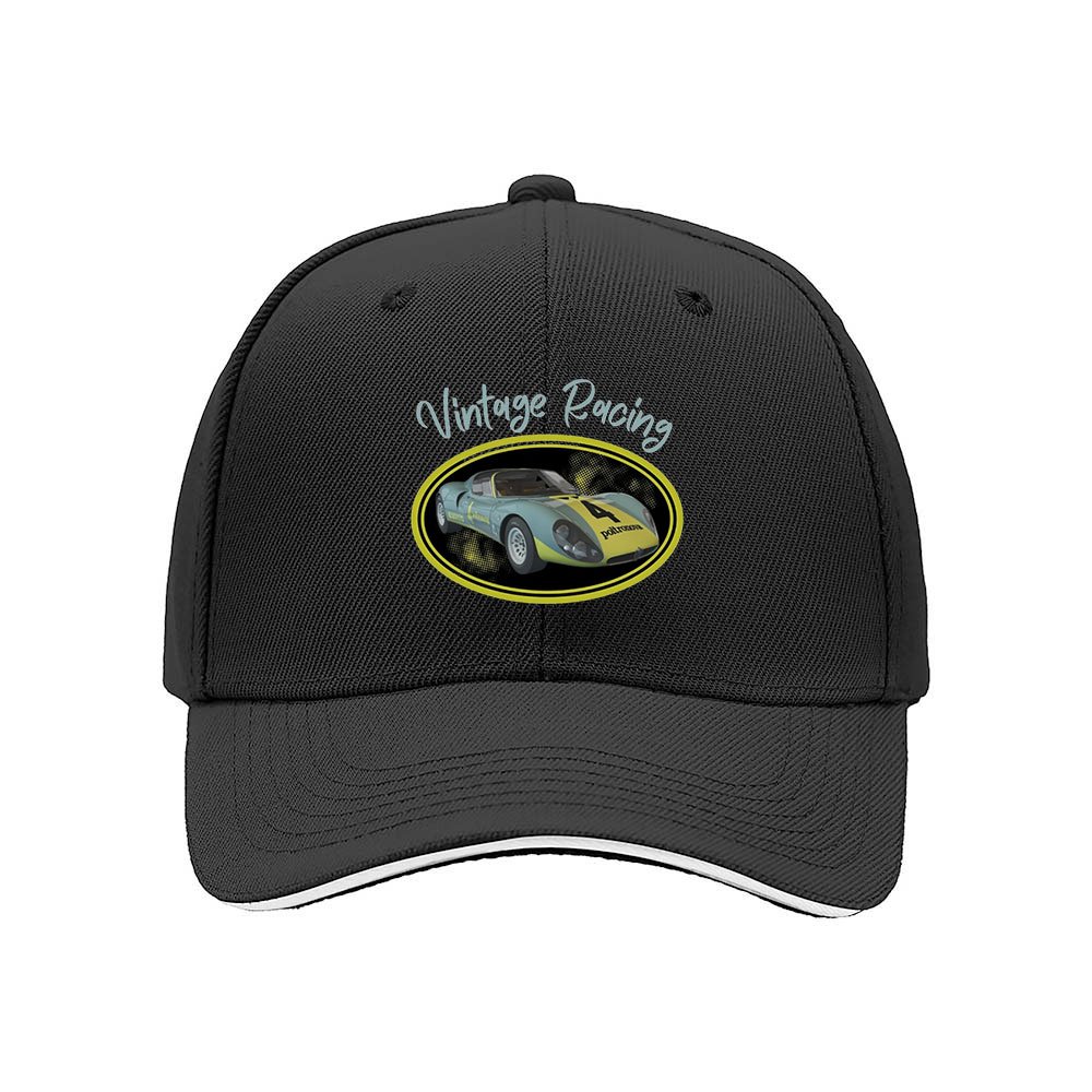 Vintage Racing Car Men's Baseball Cap Gift for Car Enthusiasts - Image 3