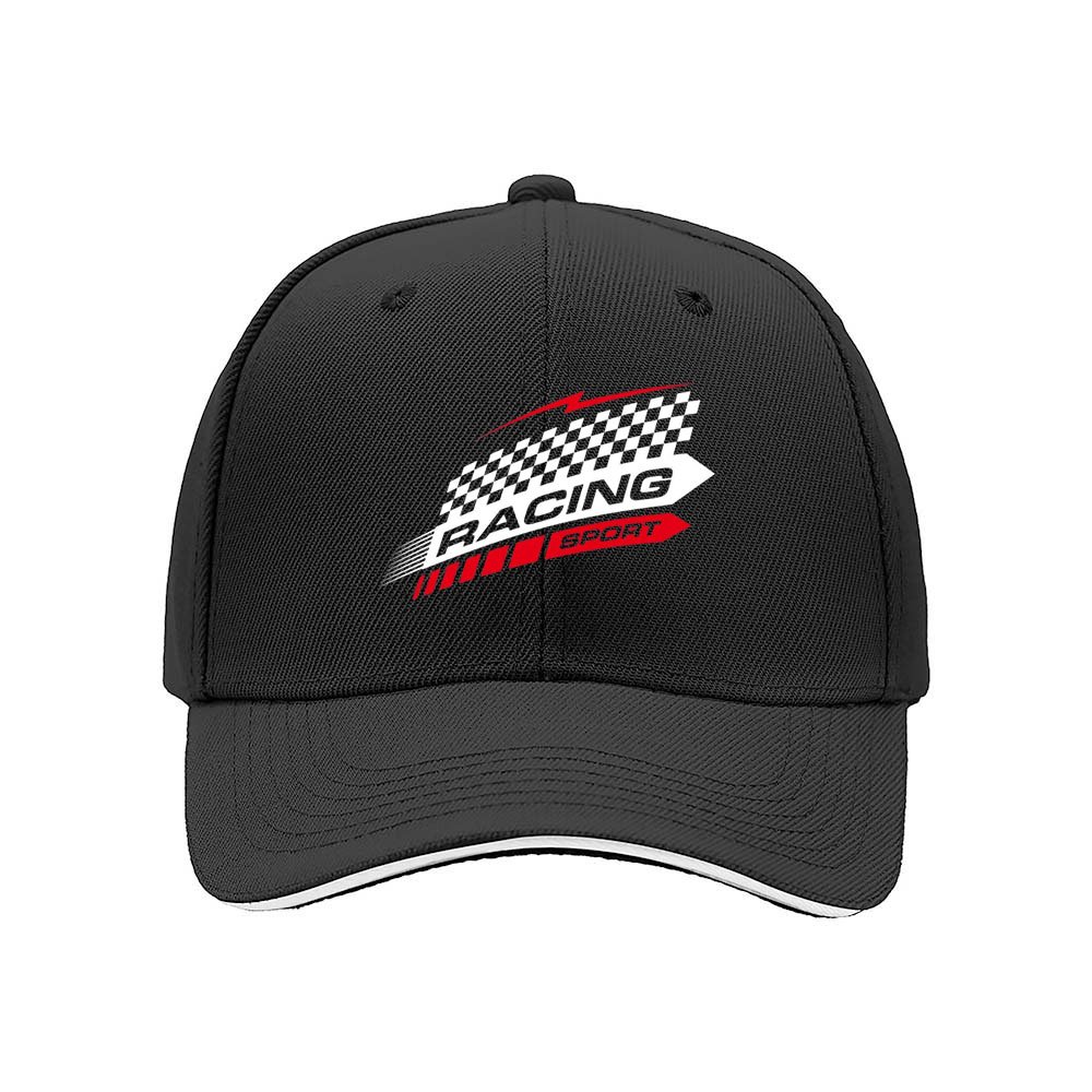 Racing Sport Checkered Flag Baseball Cap for Men Women - Image 3