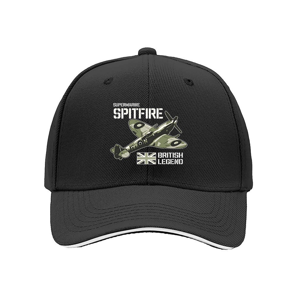 Supermarine Spitfire British Legend Men's Baseball Cap - Image 3
