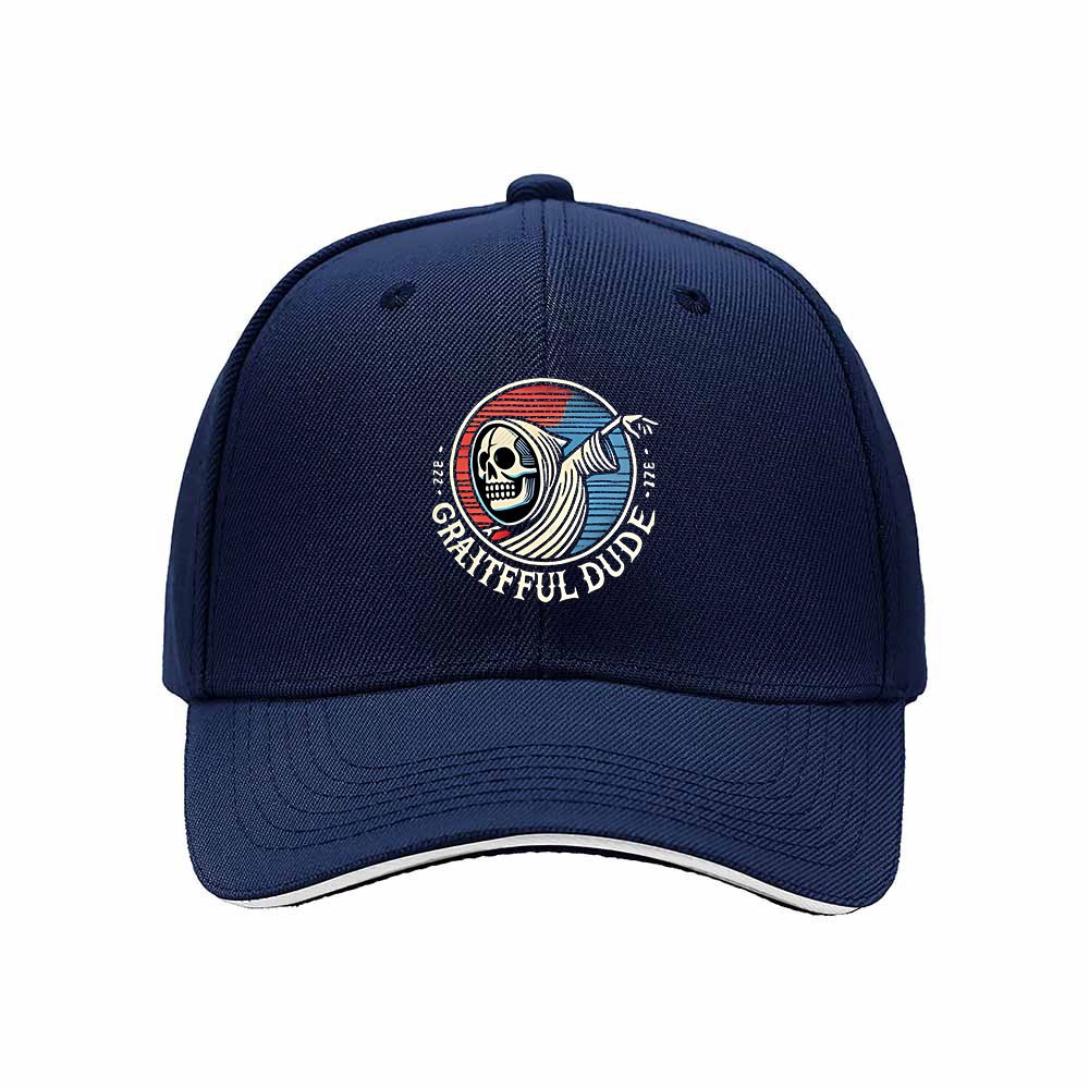 Grateful Dude Skull Baseball Cap Men's Women's Gift Hat - Image 2
