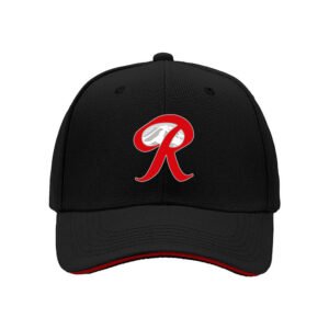 Red R Logo Baseball Cap Men's Women's Adjustable Hat Gift for Sports Fans