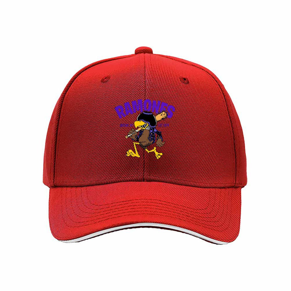 Ramones Duck Logo Men's Baseball Cap Gift Music Fan Hat - Image 6