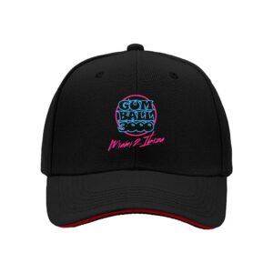 Gumball Miami 2 Ibiza Men's Baseball Cap Neon Logo Design Gift