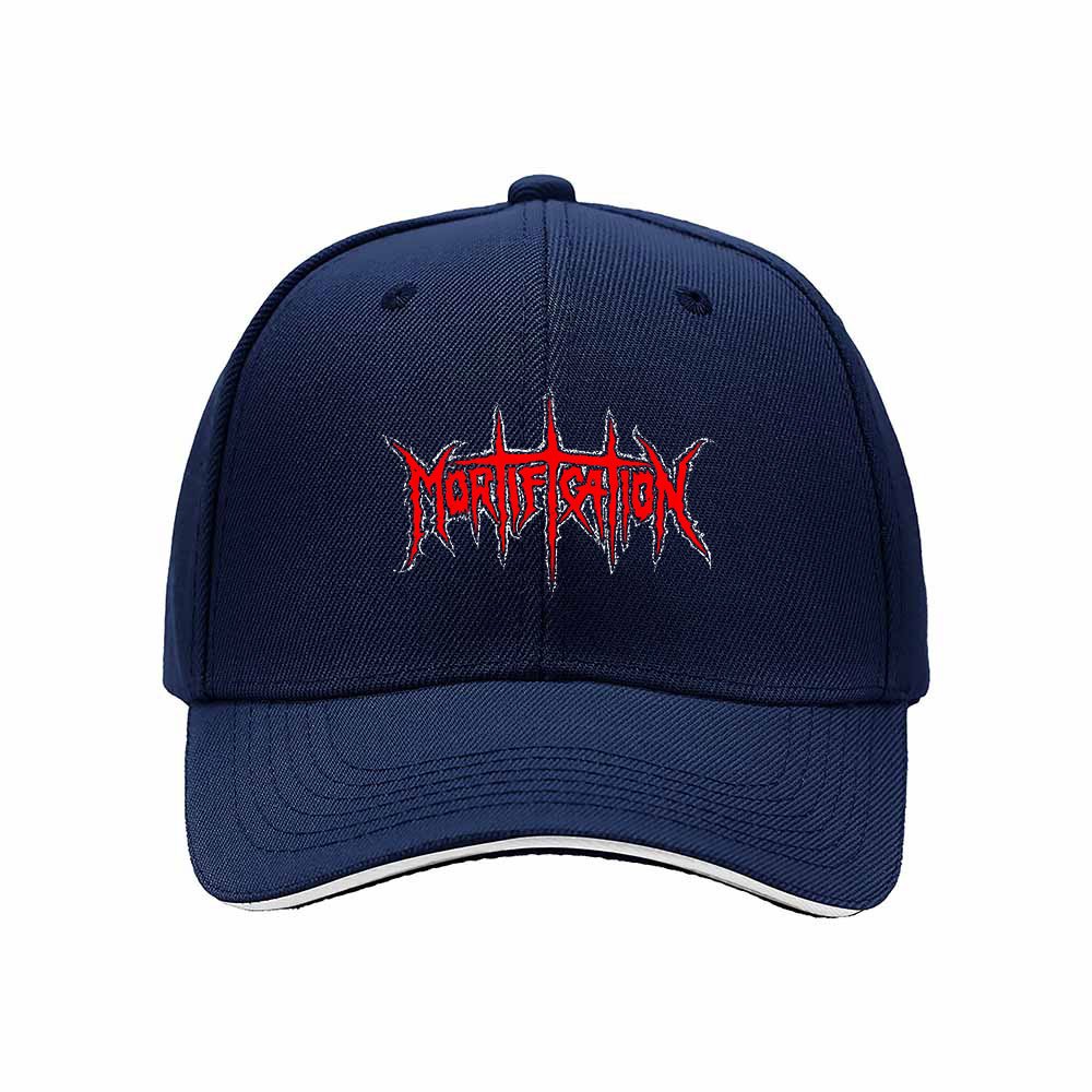 Mortification Logo Black Baseball Cap Men Women Heavy Metal Gift - Image 2