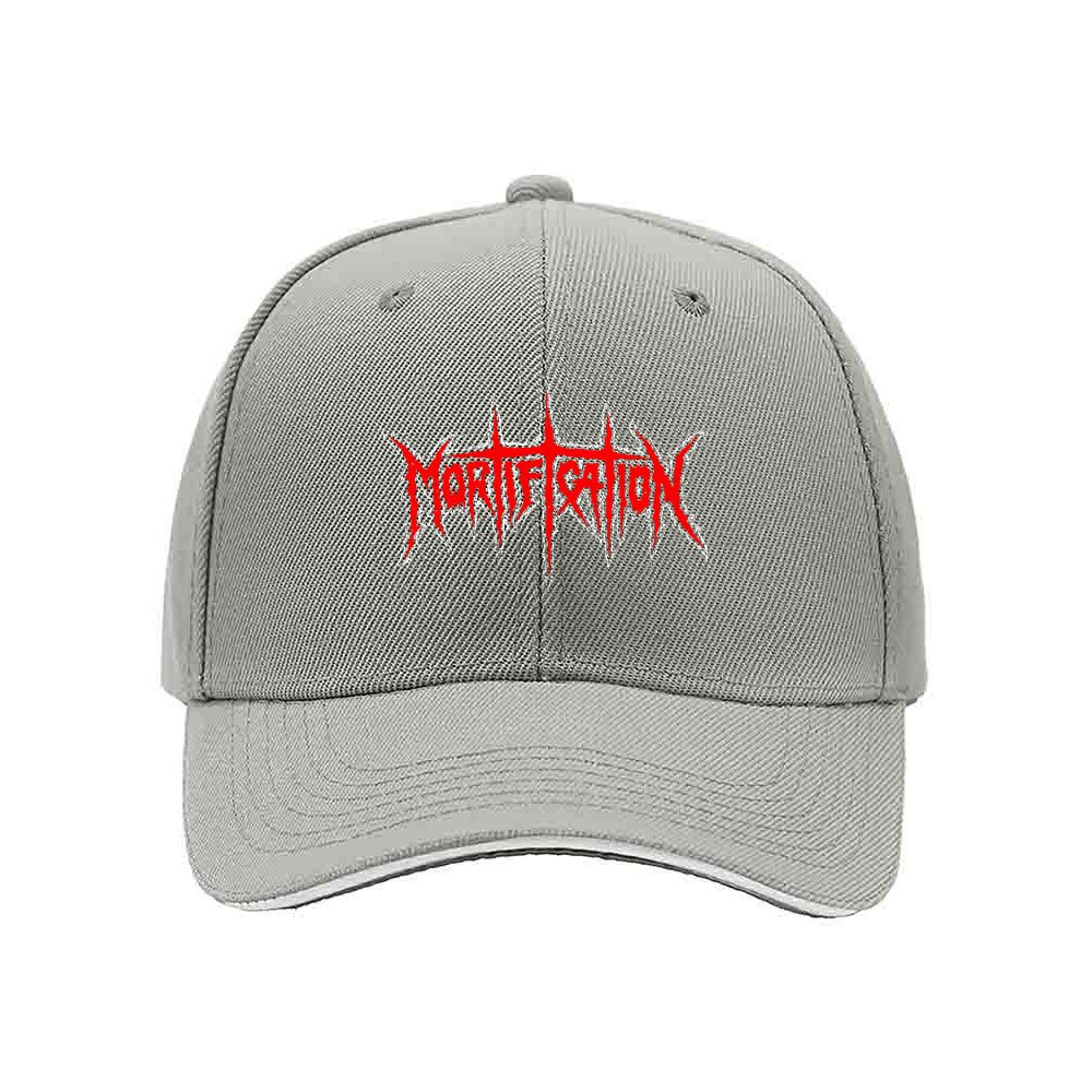 Mortification Logo Black Baseball Cap Men Women Heavy Metal Gift - Image 7