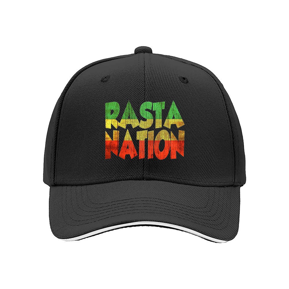 Rasta Nation Men's Baseball Cap Reggae Style Gift Hat - Image 3