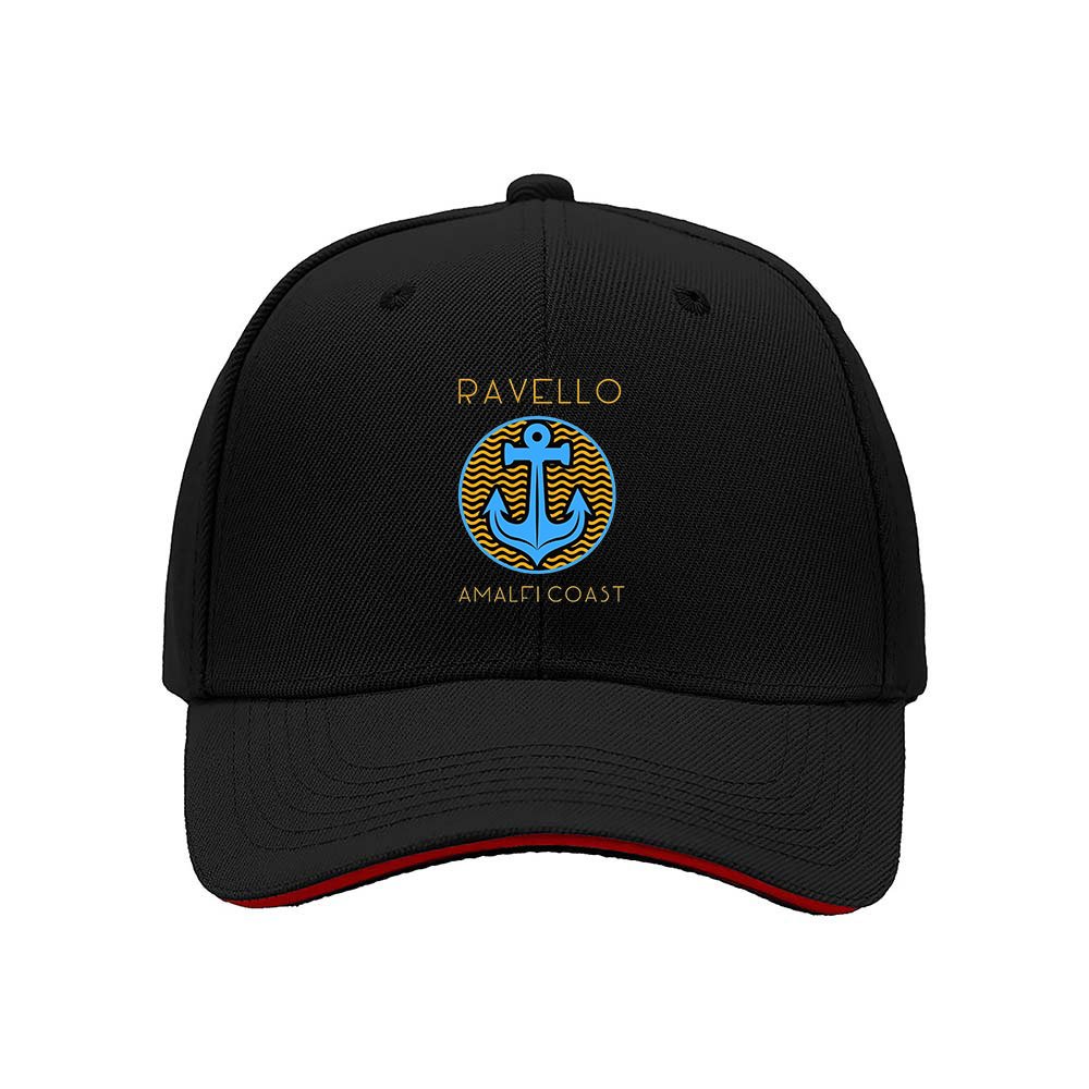 Ravello Amalfi Coast Anchor Baseball Cap Men Women Travel Gift