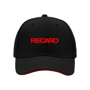 Recaro Logo Baseball Cap Men Women Black Red Embroidered Hat Gift