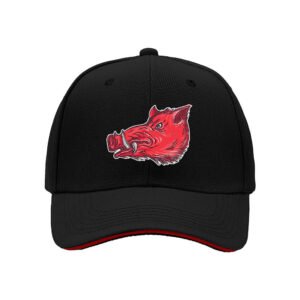 Red Boar Logo Men's Baseball Cap Gift for Outdoor Sports Fans