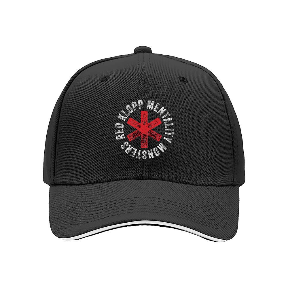 Red Klopp Mentality Monsters Men's Baseball Cap Gift - Image 3