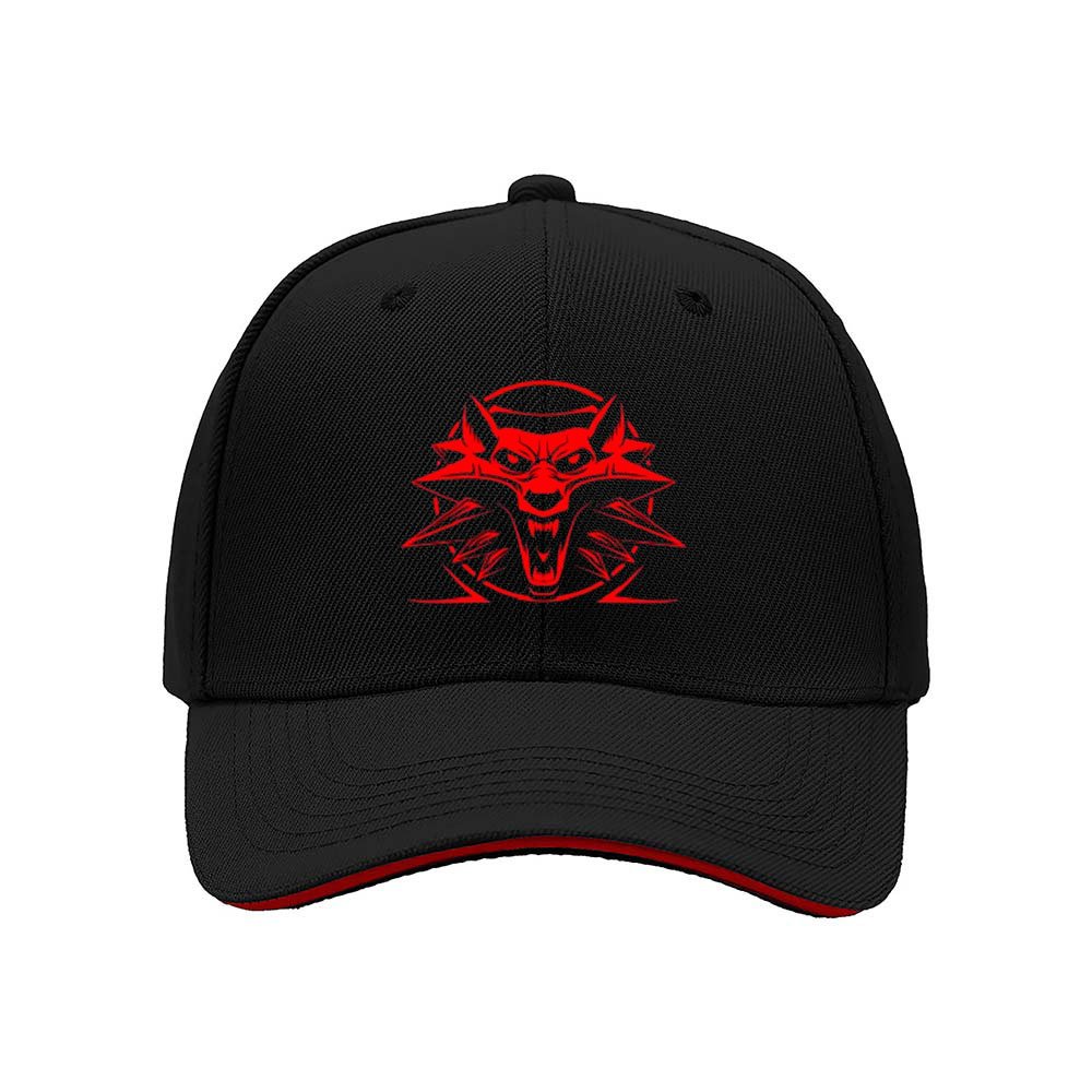 Red Wolf Logo Baseball Cap Men's Women's Casual Hat Gift