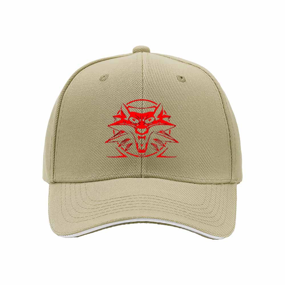 Red Wolf Logo Baseball Cap Men's Women's Casual Hat Gift - Image 4