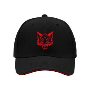 Red Wolf Logo Men's Baseball Cap Outdoor Gift Hat