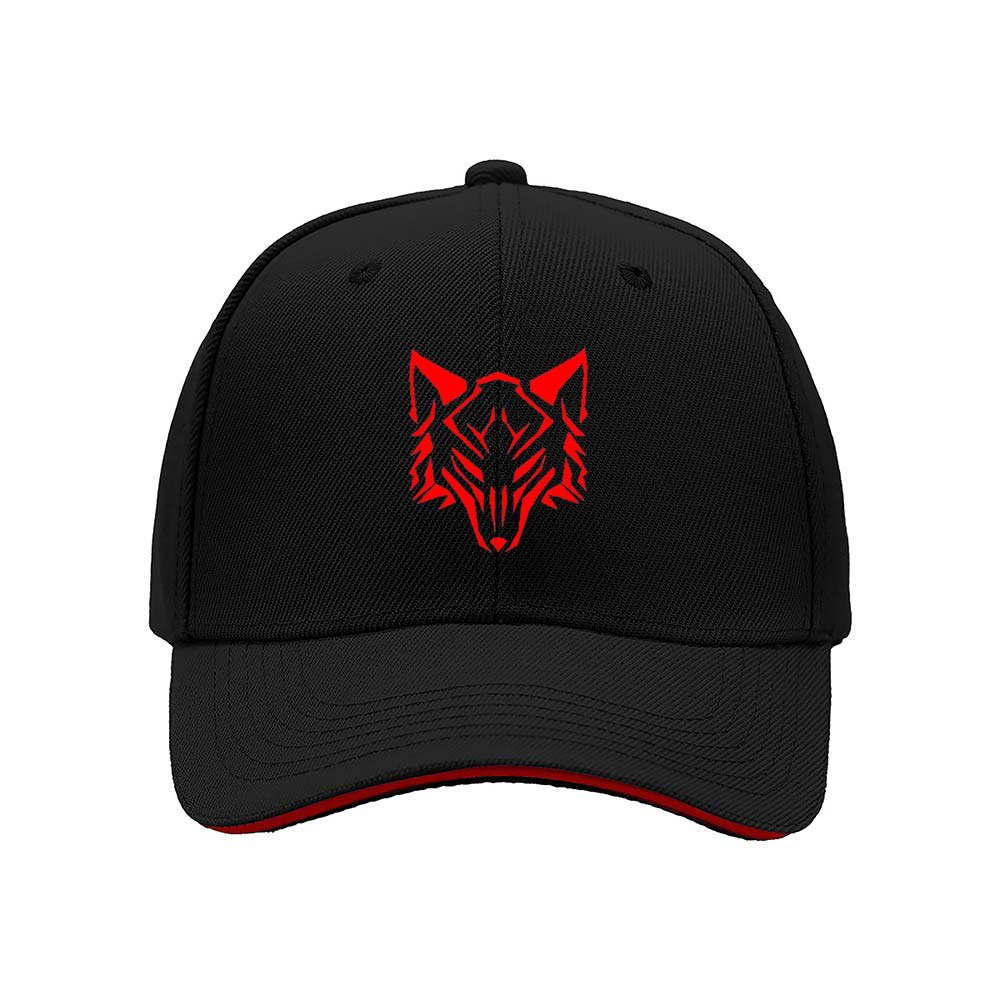 Red Wolf Logo Men's Baseball Cap Outdoor Gift Hat