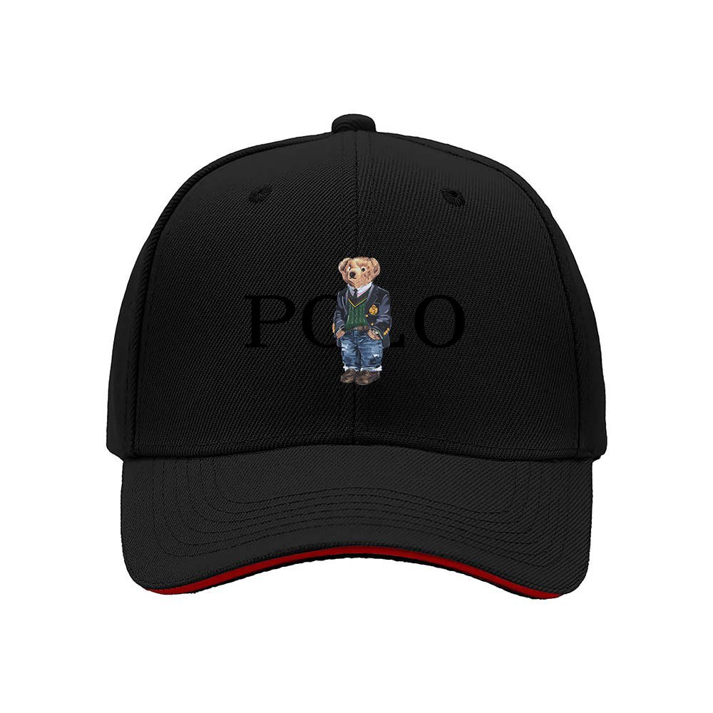 Polo Bear Embroidered Men's Baseball Cap Gift Fashion Hat