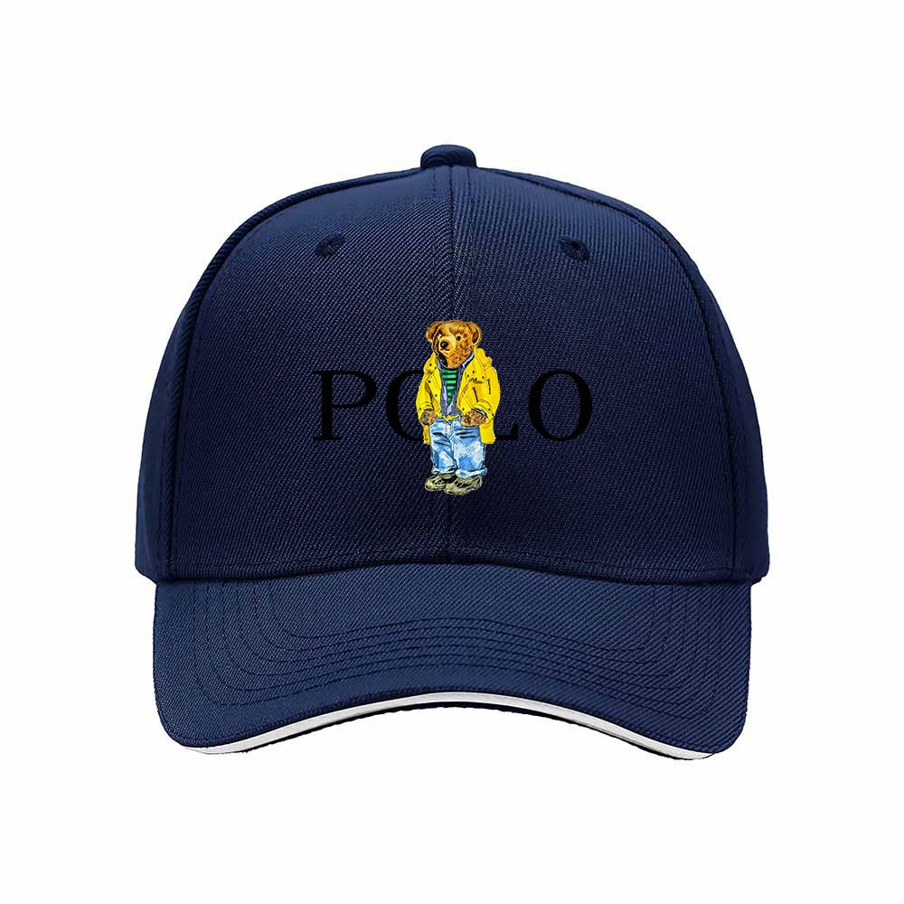 Polo Bear Embroidered Men's Baseball Cap Fashion Gift Hat - Image 2