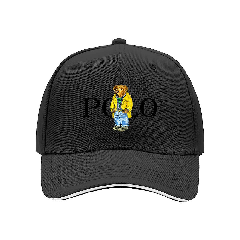 Polo Bear Embroidered Men's Baseball Cap Fashion Gift Hat - Image 3