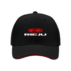 Rieju Logo Baseball Cap Men Women Black Red Sport Hat Gift
